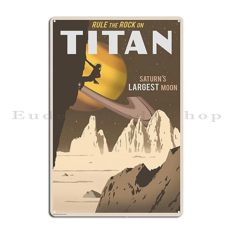 Titan Travel Poster Metal Sign Club PaintingCustomized Wall Pub Pub Tin Sign Poster 20x30cm(7.8x11.8inch)