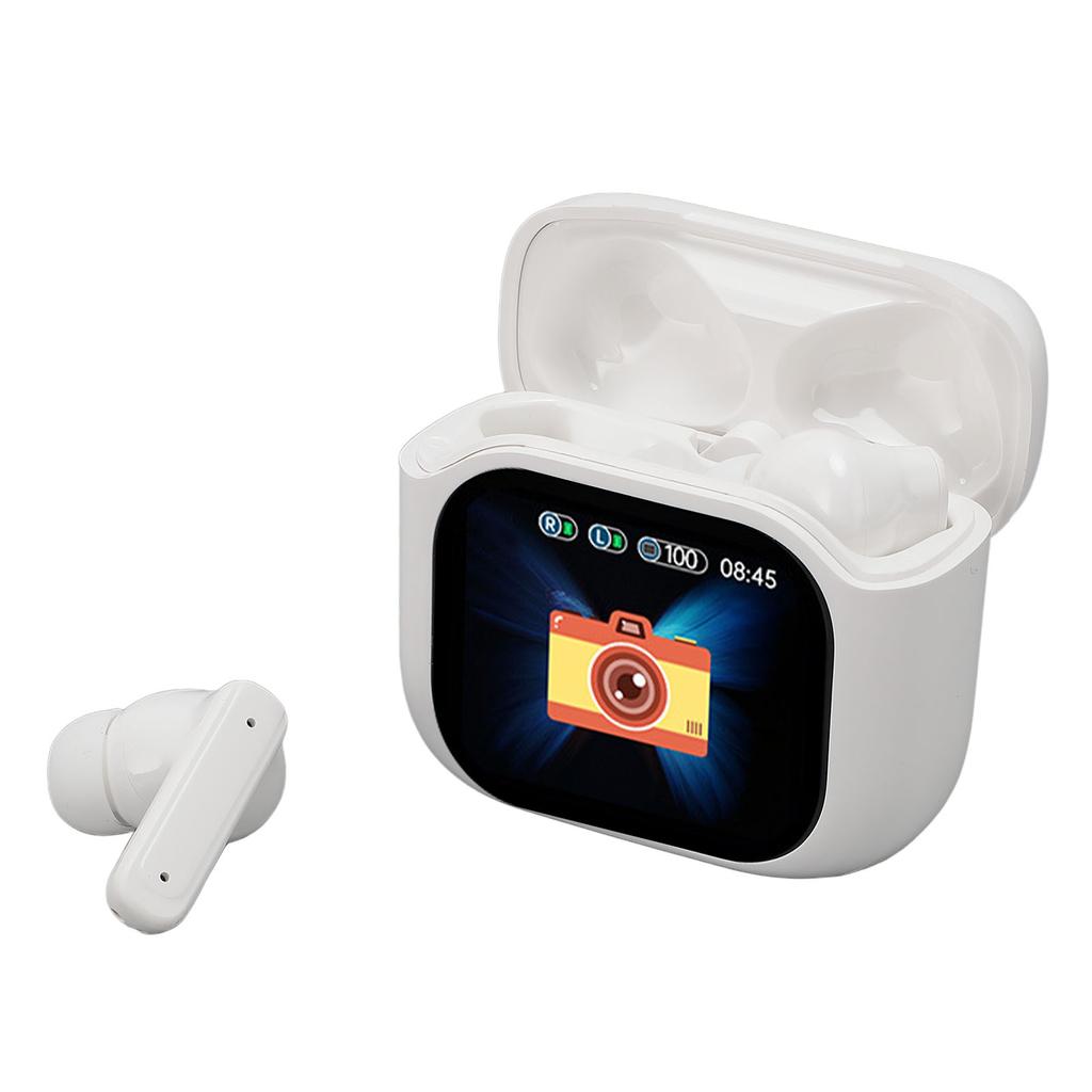 Wireless Bluetooth Headphones Color Screen Control Noise Cancelling Stereo Sound Bluetooth Earbuds f