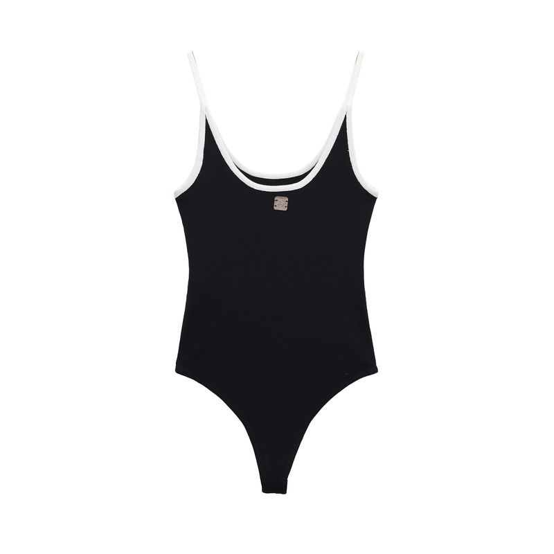 

Kaslead Новая женская одежда Западный стиль Мода Простой Приталенный Декор на кнопках Комбинезон 5644806 Black L