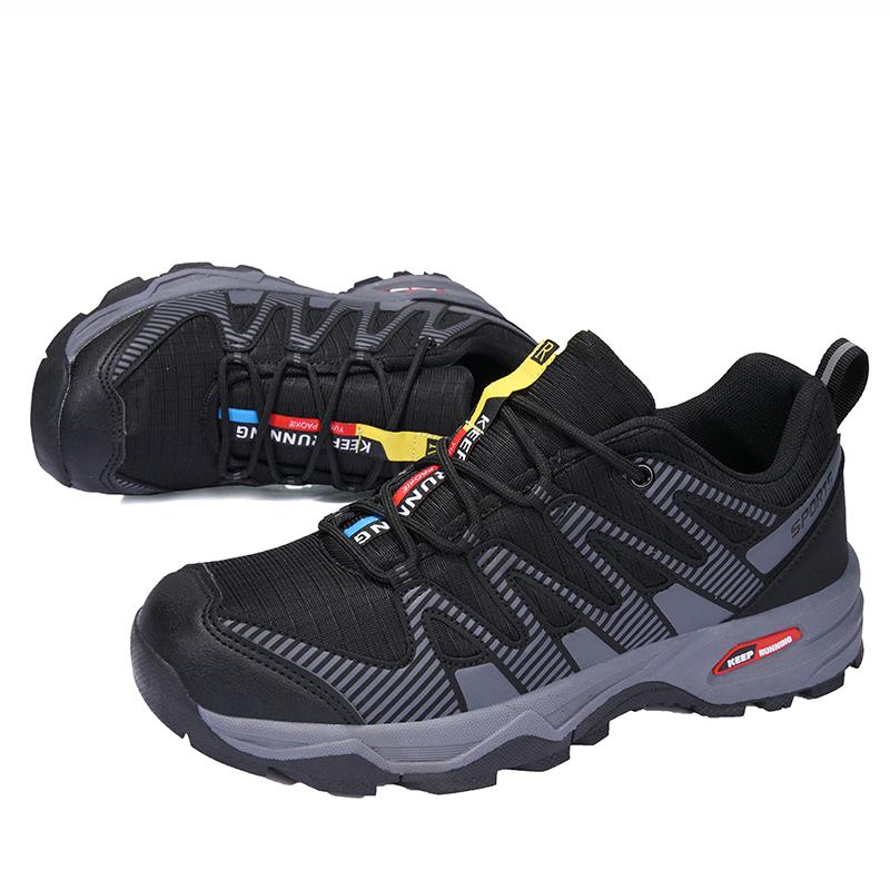 New Men'S Mountaineering Shoes, Cycling Shoes Solomon Outdoor Tourism Hiking Shoes Breathable Lightweight Anti Slip Shoes