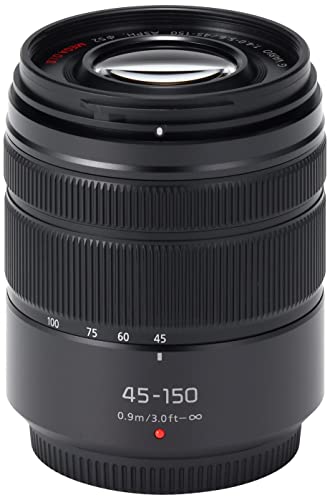 Panasonic Telephoto Zoom Lens for Micro Four Thirds Lumix G VARIO 45-150mm/F4.0-5.6 ASPH. /MEGA O.I.S. Black H-FS45150-KA