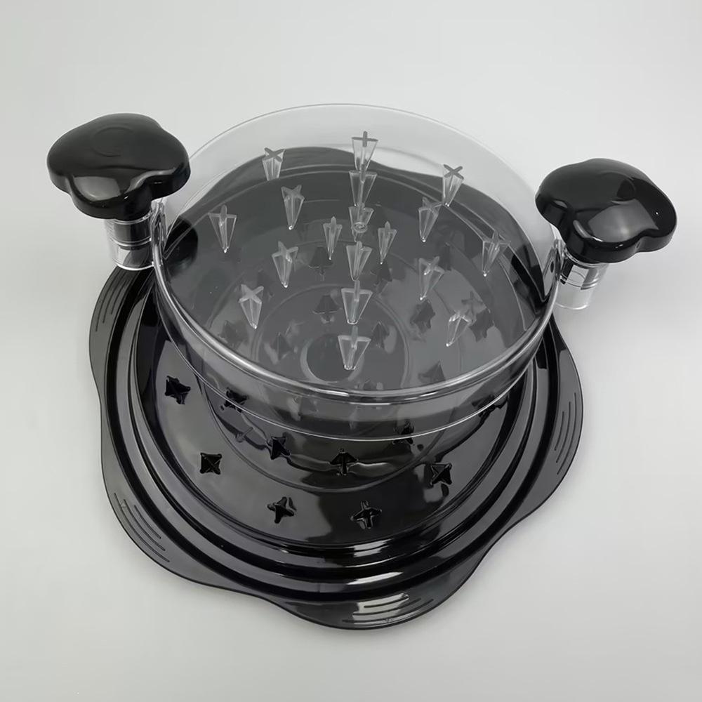 Chicken Shredder and Mincer with Transparent Lid - Meat Grinder and Slicer Machine