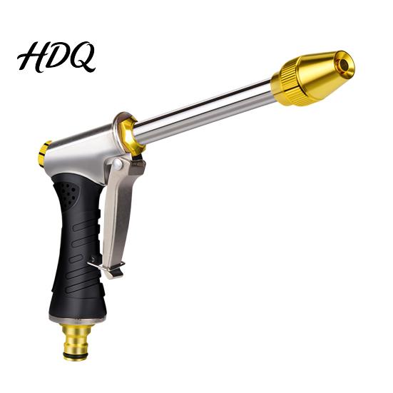 Anti-slip Garden Nozzle Hose Nozzle Long Wand High-Pressure Sprayer with Anti-Slip Grip A