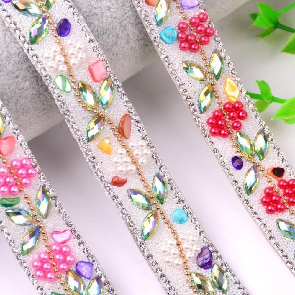 DIY Rhinestone Trim Self Adhesive Resin Rhinestone Rhinestone Chain  Apparel Decoration