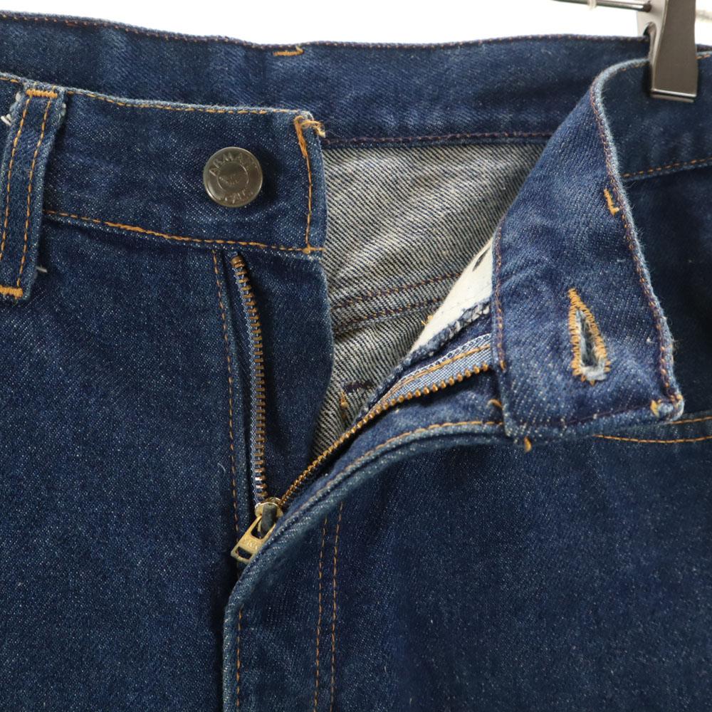 ARMANI JEANS 90s Made in Italy Old Tapered denim pants W33 Indigo blue Men's Used