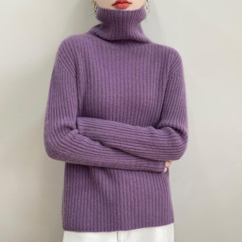 

Женский кашемировый свитер Qinghe cashmere 30% кашемир 70% шерсть Осенне-зимний кашемировый свитер мягкий и теплый L