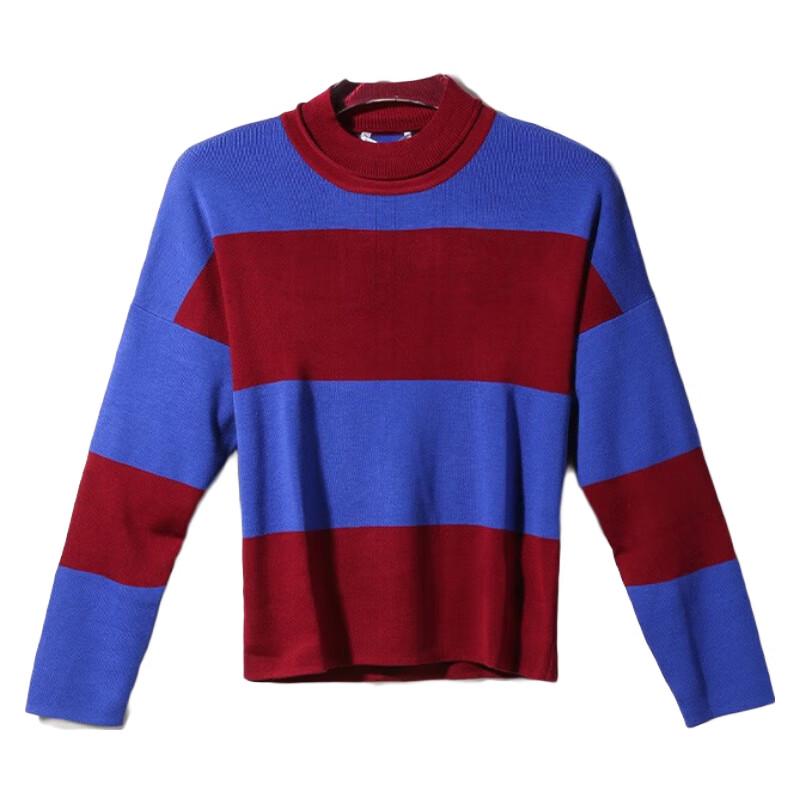 Anlom Women's Striped Long Sleeve Silk Pullover