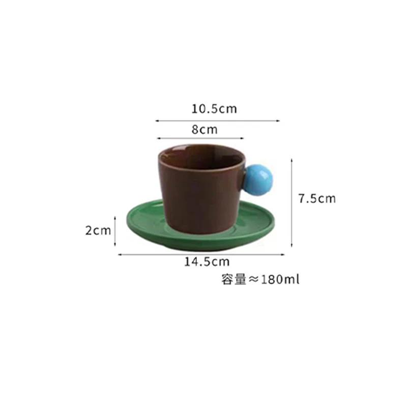 

Творческий современный стиль керамические кофейные чашки для дома интересные и изысканные пары стаканов для воды высокого класса уникальные рождественские подарки 180ml