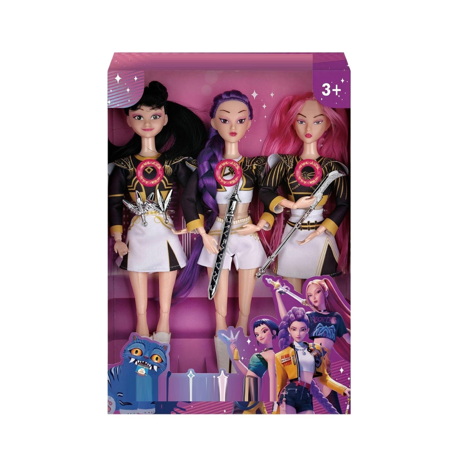 

Fashion Doll (music ) With Trendy Outfits And Colorful Hairstyles. One Size