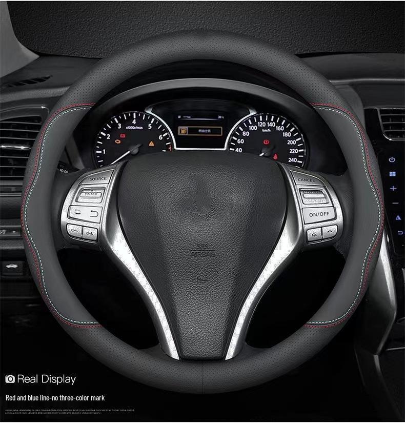 Vier Jahreszeiten Universal Lenkradbezug - Klassisch, stilvoll und reißfestes Autoinnenraumzubehör.