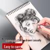 Compact Thickened Hardcover Spiral Sketchbook for Art & Primary Students, 32k Quick Sketch Drawing Book.