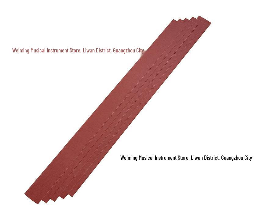 Guitar Fret Polishing Sandpaper Set - 100, 240, 320 Grit, Adhesive Backed
