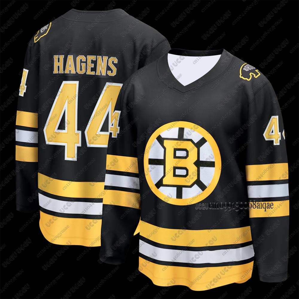 Nuove maglie da hockey su ghiaccio Autunno Inverno per Uomo Maglie da hockey Boston Bruins T-shirt sportive casual a manica lunga Maglie da donna Uomo