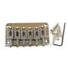 78mm Top Load Tailpiece Guitar Roller Saddle Bridge Hardtail with Screws & Wrench 6 String Guitar Bass Replacement Parts