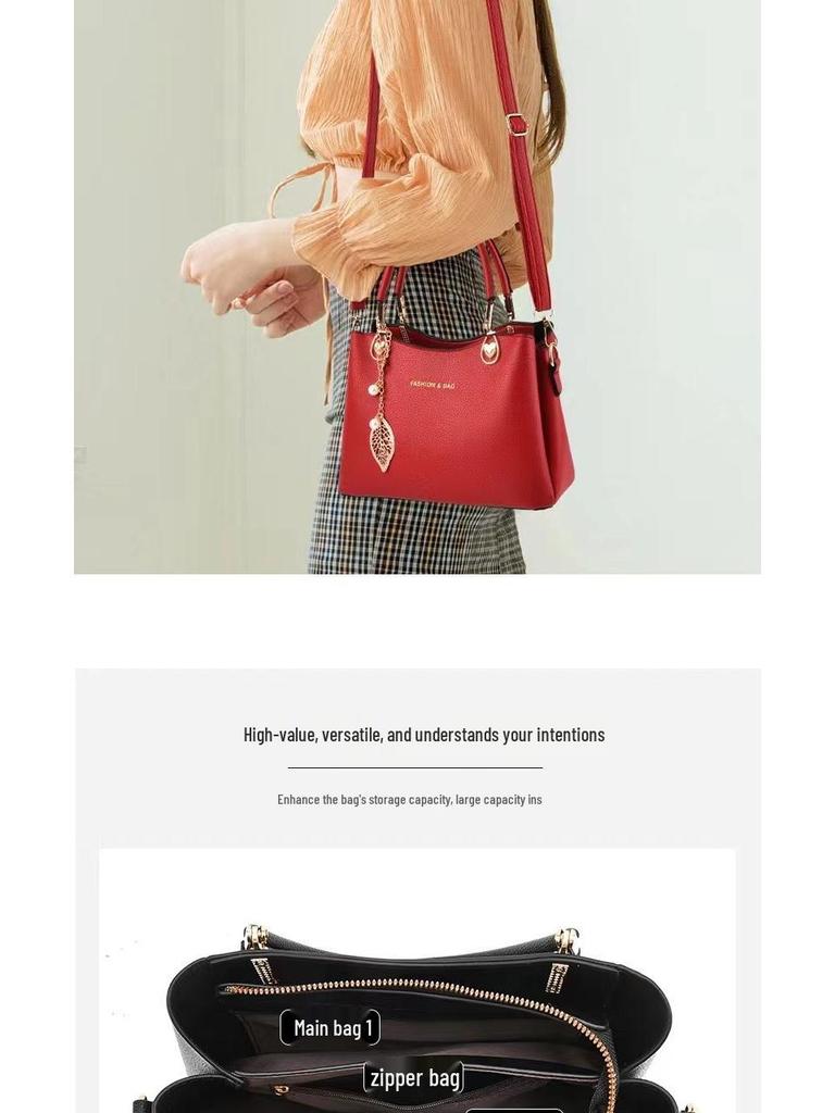 Women's Stylish Handbag - Elegant, Simple, Mom Shoulder Bag