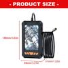 4.3 Inch Screen Waterproof Industrial Endoscope IP67 Rate 200MP Camera LED Lights for Auto Engine Pipe Inspection
