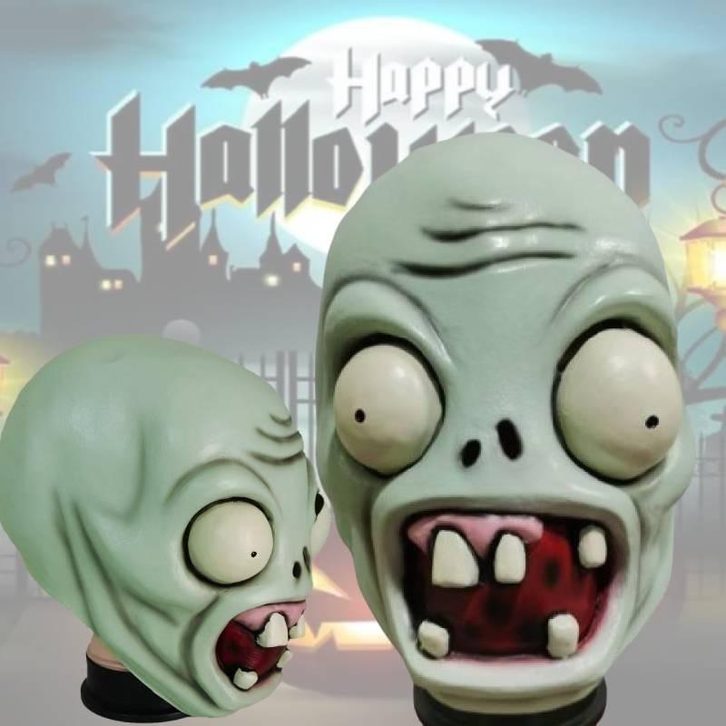 Zombies Vs Plants Pvz Mask Latex Halloween Prop Cosplay Headpiece Accessory