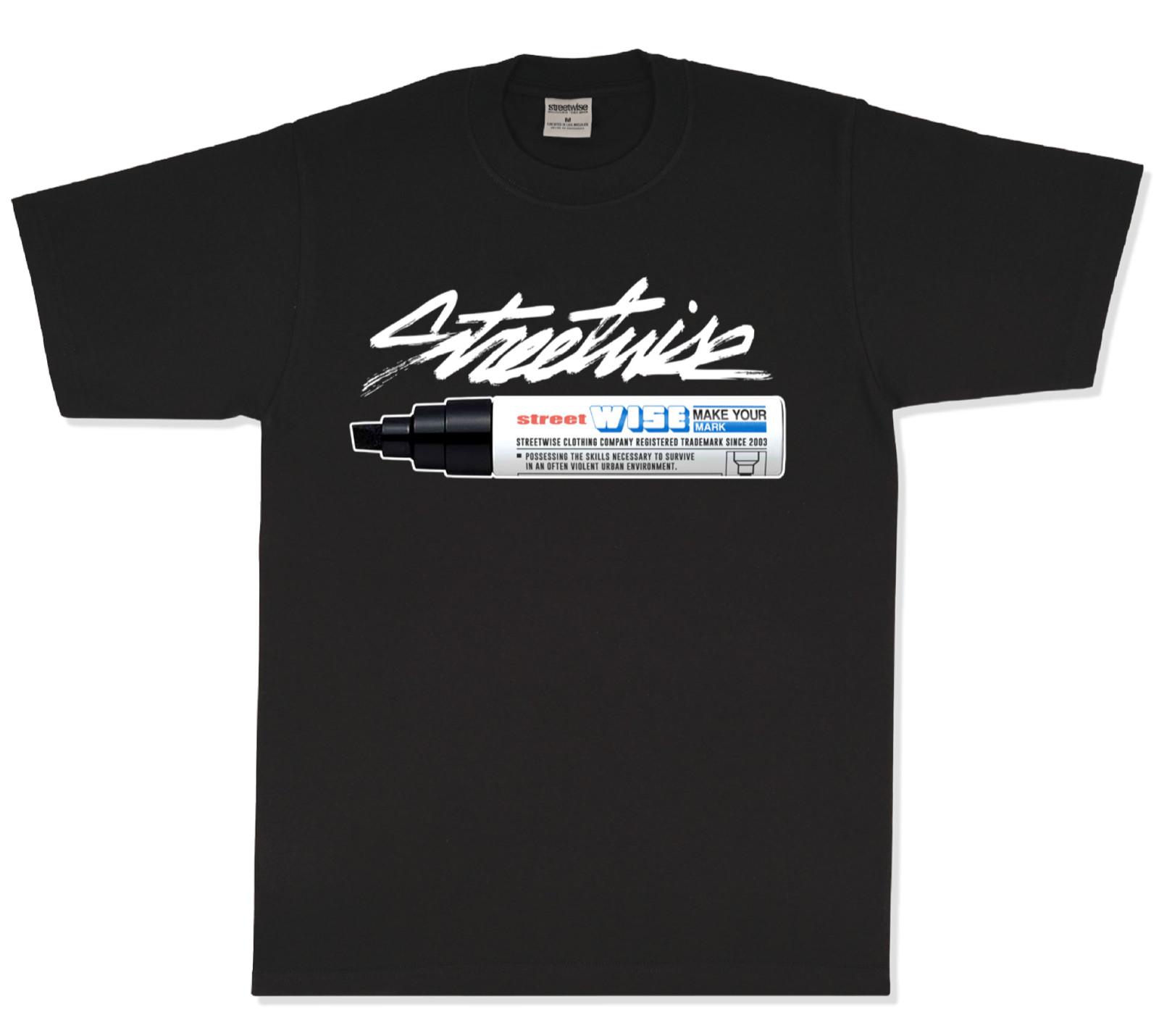 Streetwise CATCH A TAG Graphic T-Shirt Black M-L-XL-2XL-3XL-4XL-5XL XXL