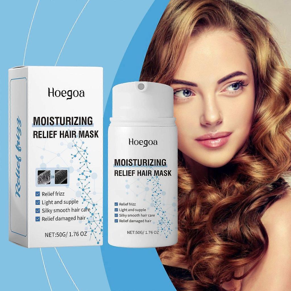 Hoegoa Hair Repair Mask Nourishes Hair, Moisturizes And Hydrates Hair Care, Softens And Fluffs Hair Essence