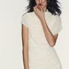 2025 European & American Style Women's Slim Fit Short Dress with Layered Decoration