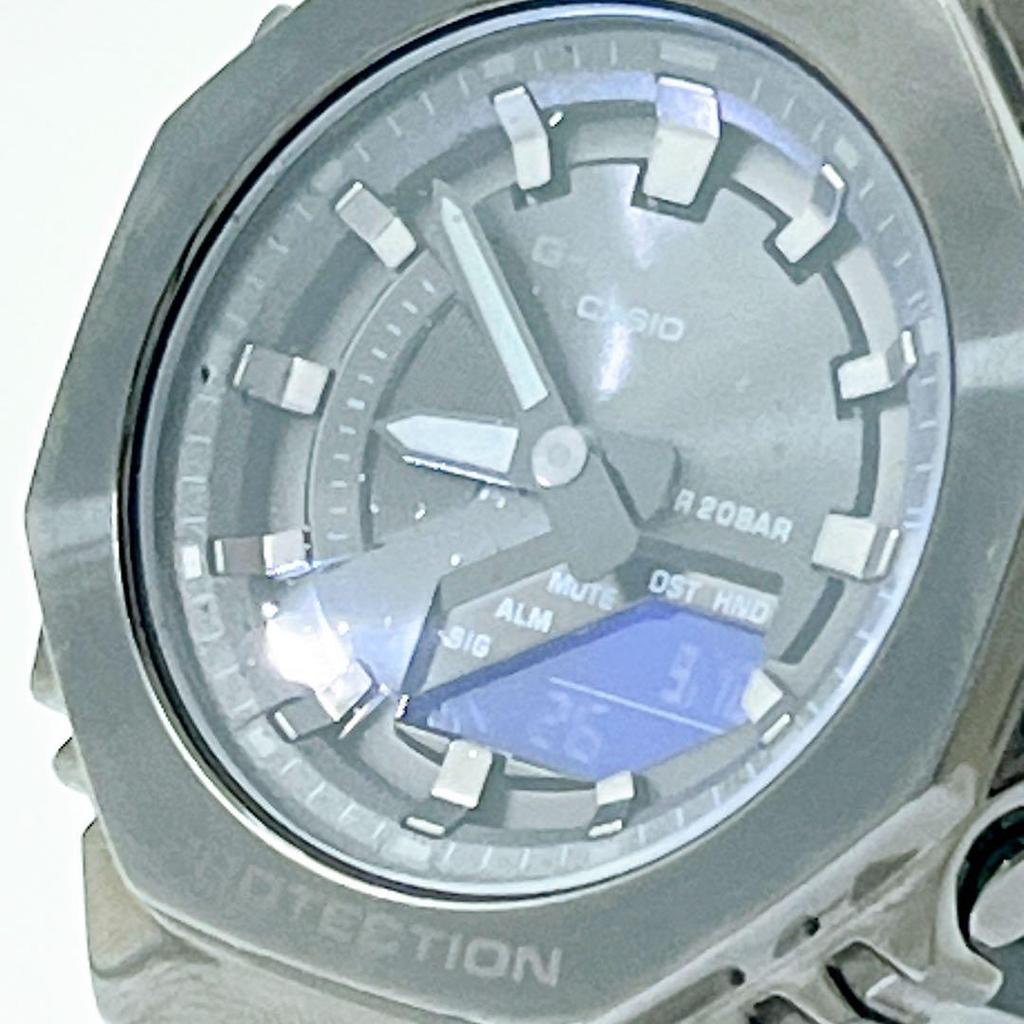 Used New battery G-SHOCK GM-S2100B Gray Unisex Mid-size