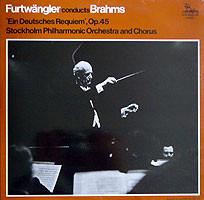 

LP Record WILHELM FURTWÄNGLER CONDUCTS JOHANN - Ein Deutsches Requiem, Op. 45 WFS1718 Unicorn Records UK Classical Used