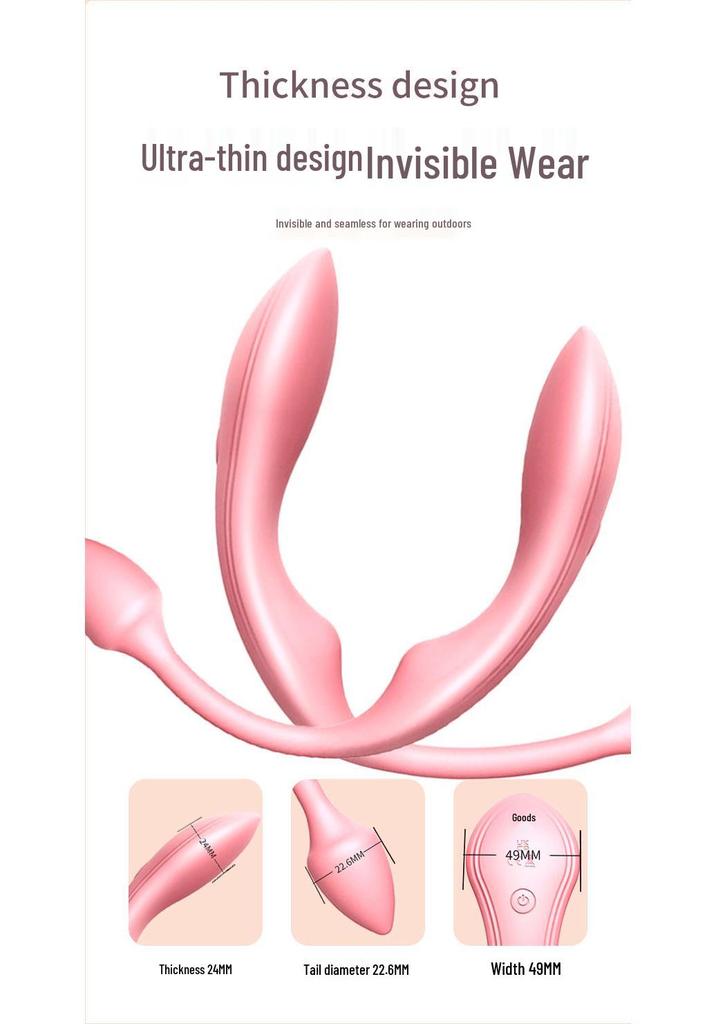 Belloo Foldable Wireless Remote Clitoral Vibrator with Massage Vibration for Women