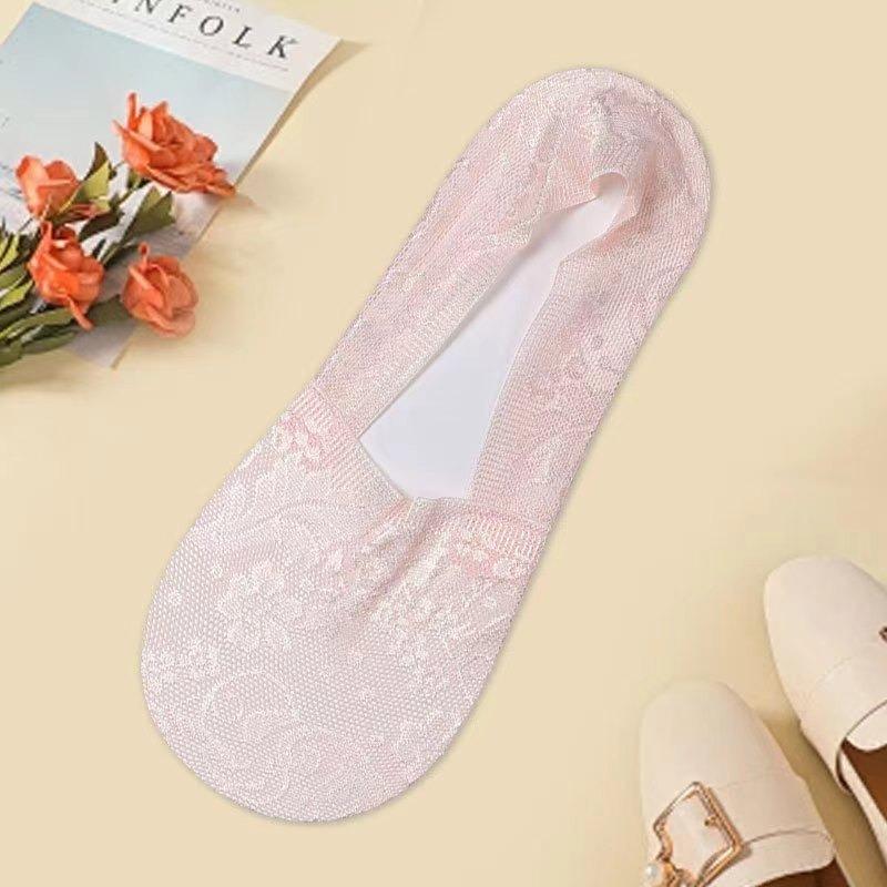 Summer Lace Flower Short Sock Invisible Low Cut Women Sock