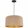 Hanging Lamp Ceiling Chandelier Golden Velvet Lampshade