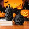 With Removable Lid Pumpkin Candy Storage Basket Handwoven Pumpkin Lantern Lamp  Harvest Festival