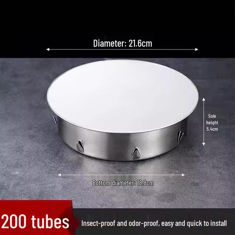 Wutuo Stainless Steel Drain Pipe Cleanout Cap