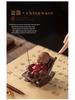 Charming Zen Buddha Tea Pet Ornament with Rocking Chair Incense Burner for Tea Table Accessories