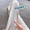 Women's High-Waist Straight-Leg Pants - European Cotton Velvet, Slimming and Drapey for Spring and Autumn 2025