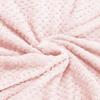 Couverture - SPRINGOS - 200x220 Cm - Douce - Rose - Polyester Avec Texture