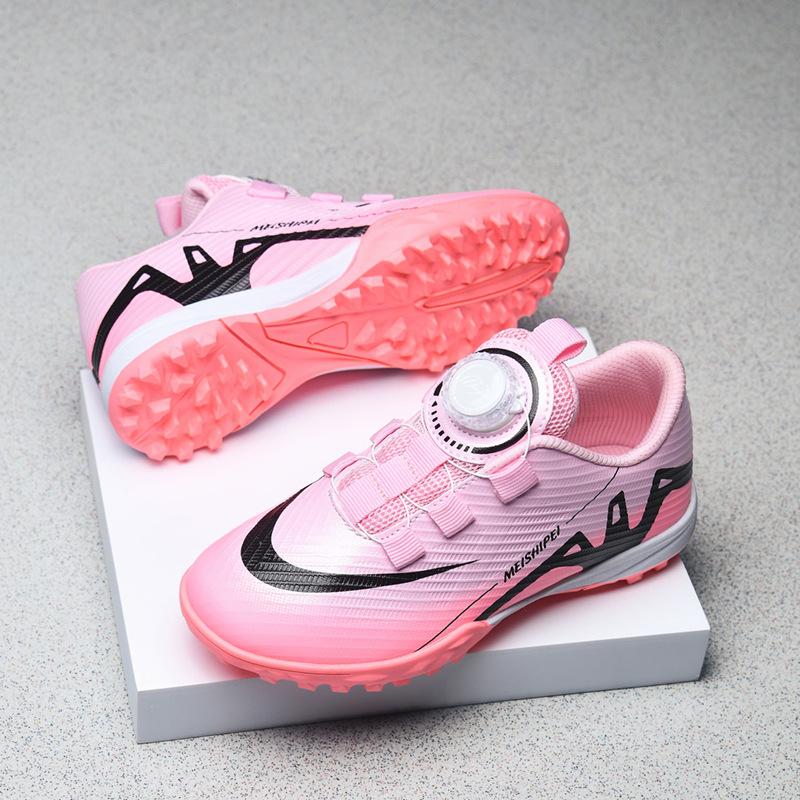 New football shoes rotating buttons children boys and girls schoolyard broken nails lawn indoor and outdoor training shoes wholesale