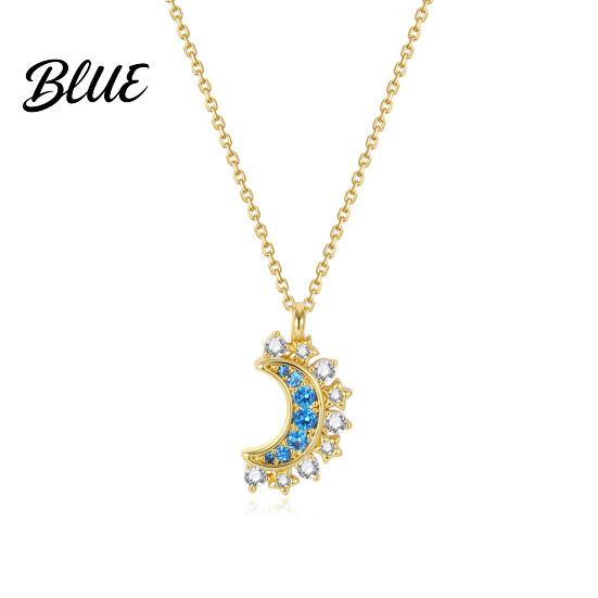 Comfortable Necklace 1 Set Sun And Moon Necklaces Couples Matching