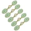 5Pcs Pearls Embellished Cheongsam Knot Button Chinese Knot Button for Traditional Chinese Costume Wedding Dress Cloaks