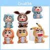 Adorable 9cm Pvc Shinnosuke Cosplay Figurine Pikachu Anime Collectible Toy Model