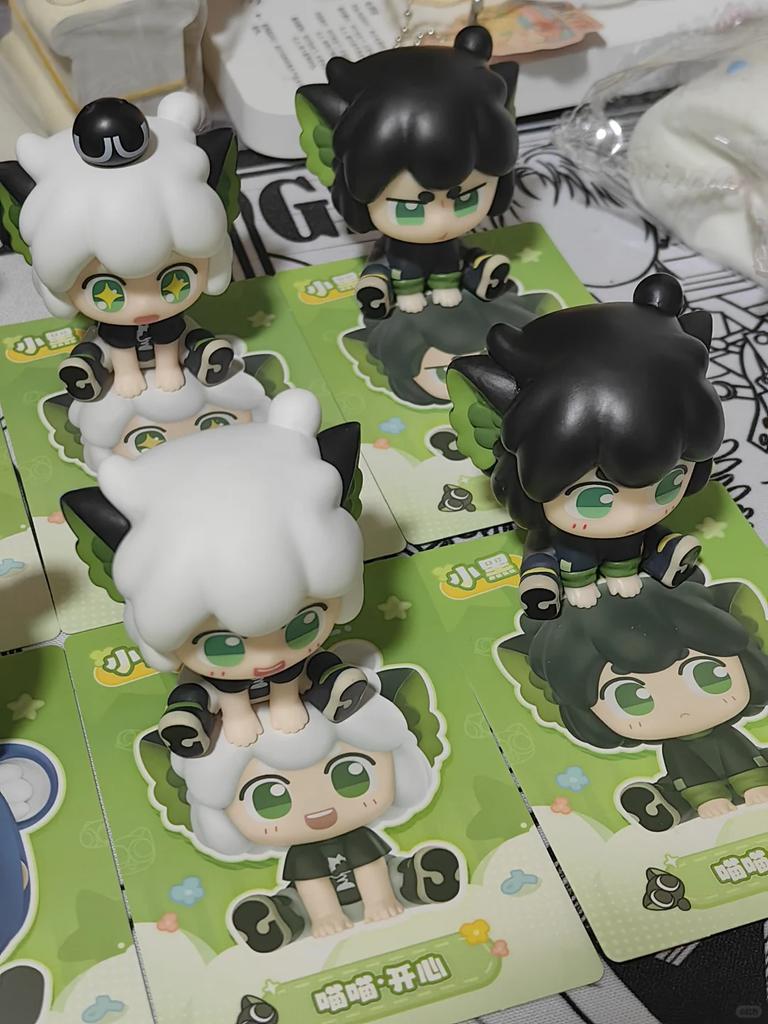 Genuine The Legend Of Hei 2 Serise Mini Blind Box Anime Peripheral Kawaii Pvc Collection Home Decor Toys Birthday Gifts