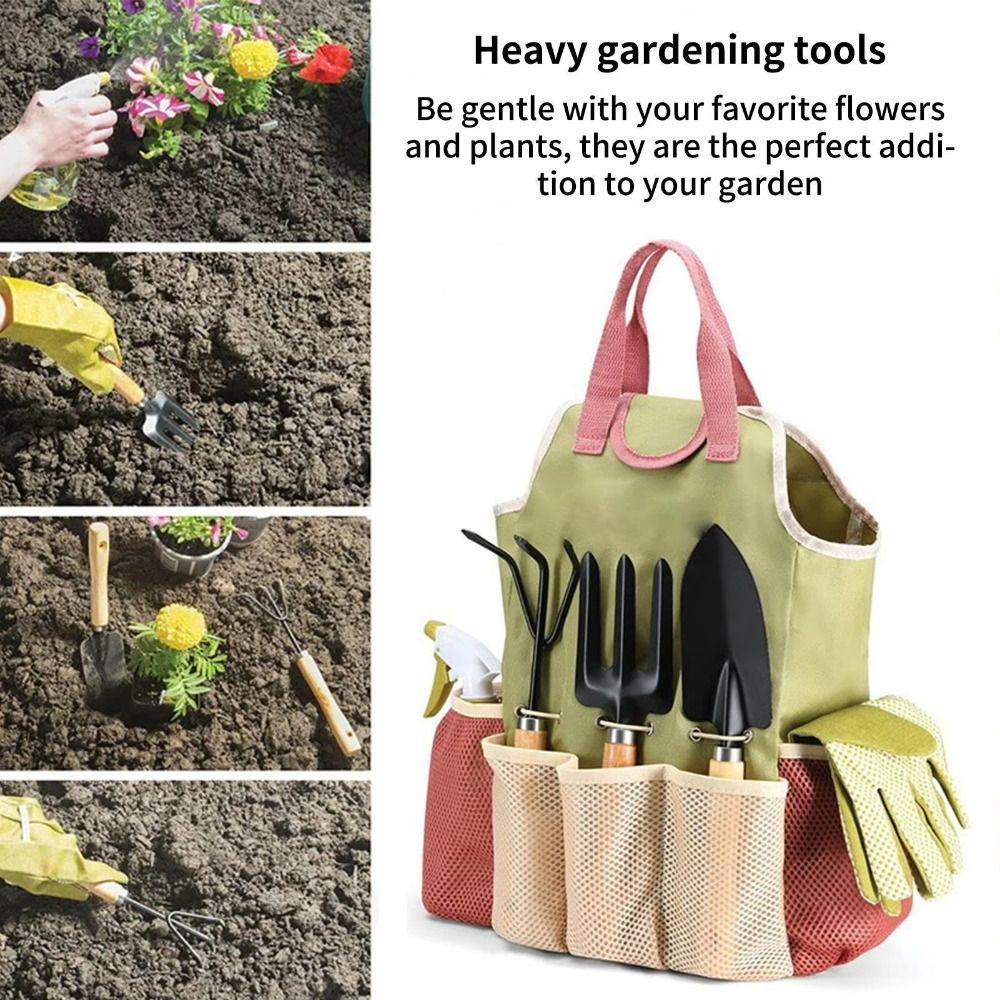 Rust-Proof Garden Hand Tool Set Stainless Steel Planting Gear Multifunctional Tools  Planting