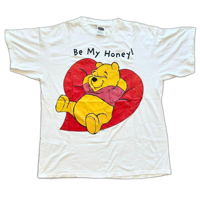 POOH Bear Be My Honey Funny Cartoon Unisex T-shirt S-5XL XXL
