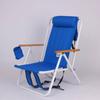 Beach Chair Backpack Folding Chairs for Outside Portable Recliner Seat with Cup Holder Camping Accessories for Travel Picnic