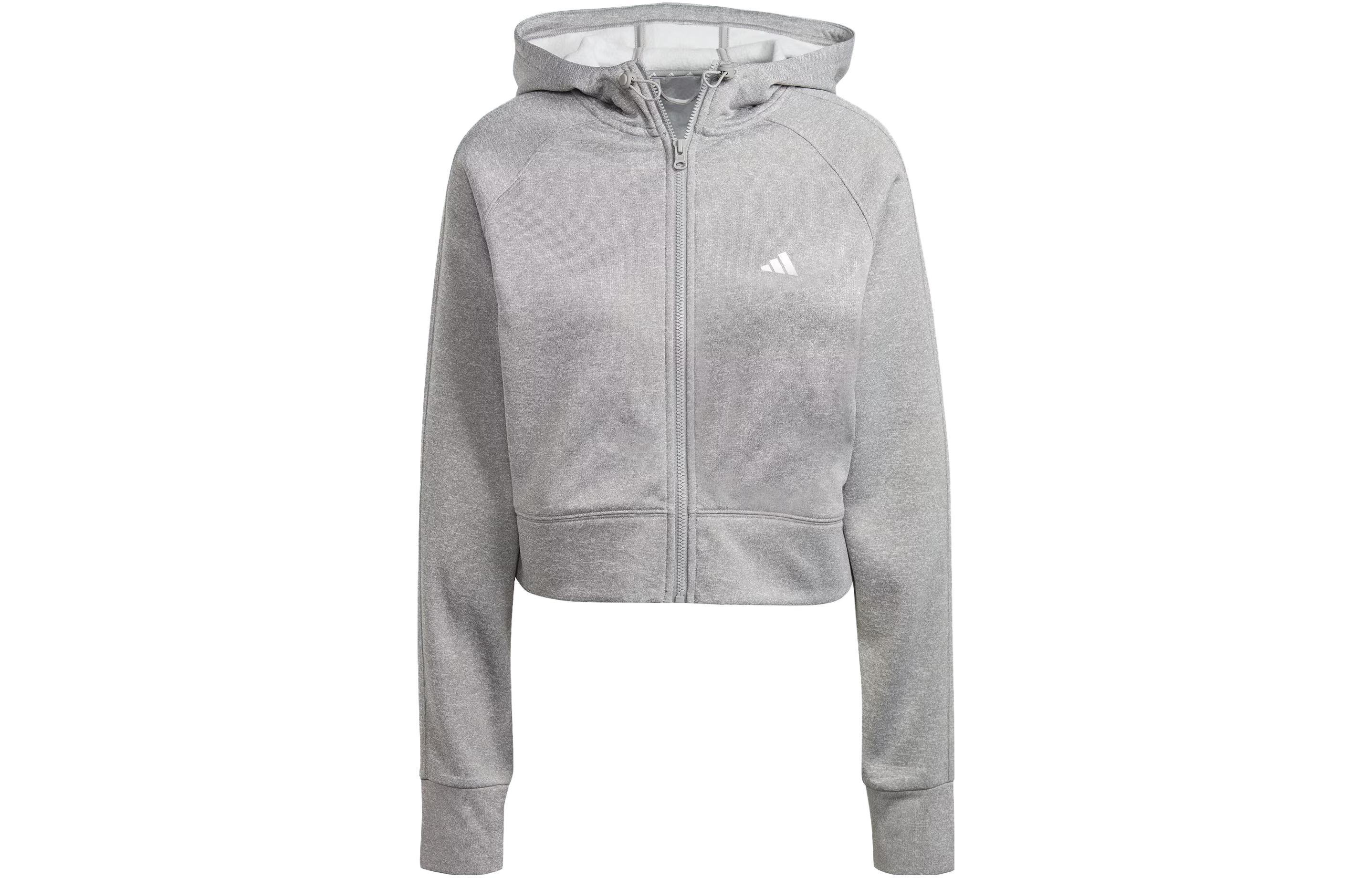 Adidas AEROREADY Jackets Women s Gray Hooded Moderate Other IM2689 L