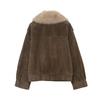 European & American Women's Faux Fur Suede Jacket Coat