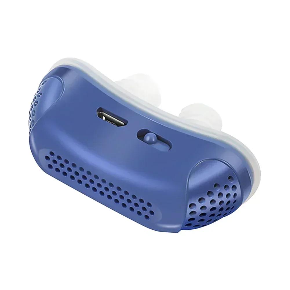 New Electric Anti Snore Device Nose Clip Anti-Snoring Stopper Snoring Solution Aid Guard Night Better Breath Sleep Care Machine