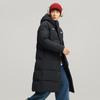 Li Ning Sports Lifestyle Series American Campus Style Casual Fashion Versatile Windproof Water-Repellent Comfortable Warm Long Down Jacket AYMV437-2
