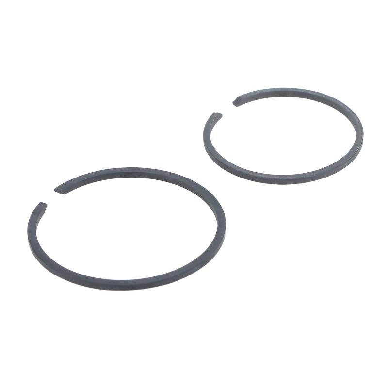 2Pcs Durable Carbon Steel Piston Rings High Wear Resistance For Chainsaws Trimmers Pruning Machines Repair Garden Tools