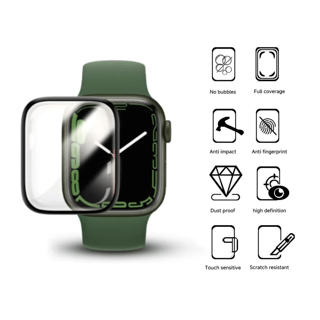 1-5Pcs 3D Waterproof Full Curved Screen Protector For Apple Watch Series 10 46MM 42MM HD Clear Film For iWatch S10 Accessories