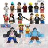 One Piece Pirate King Collectible Toy Set Shanks Whitebeard Ace Sabo Nightmare Luffy And Monkey D. Luffy Building Blocks