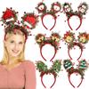 Christmas Hair Clip for Women New Year Headband New Year Hoop On the Head Teenage Girls Accessories Christmas Hair Band